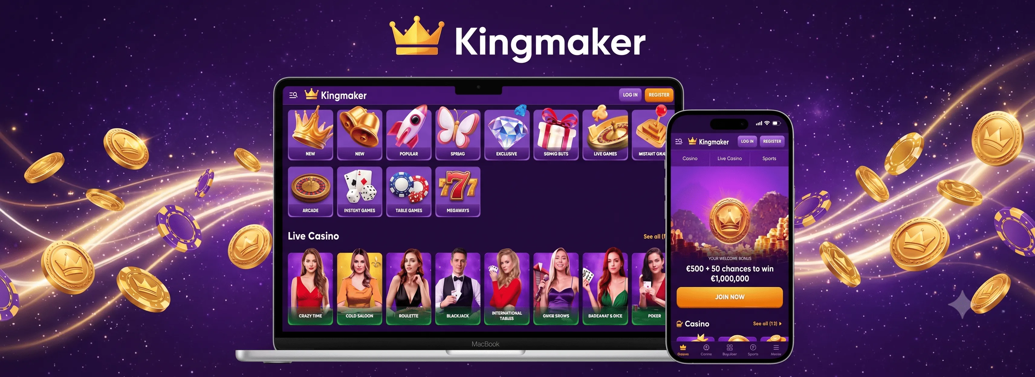 Kingmaker Casino Mobile